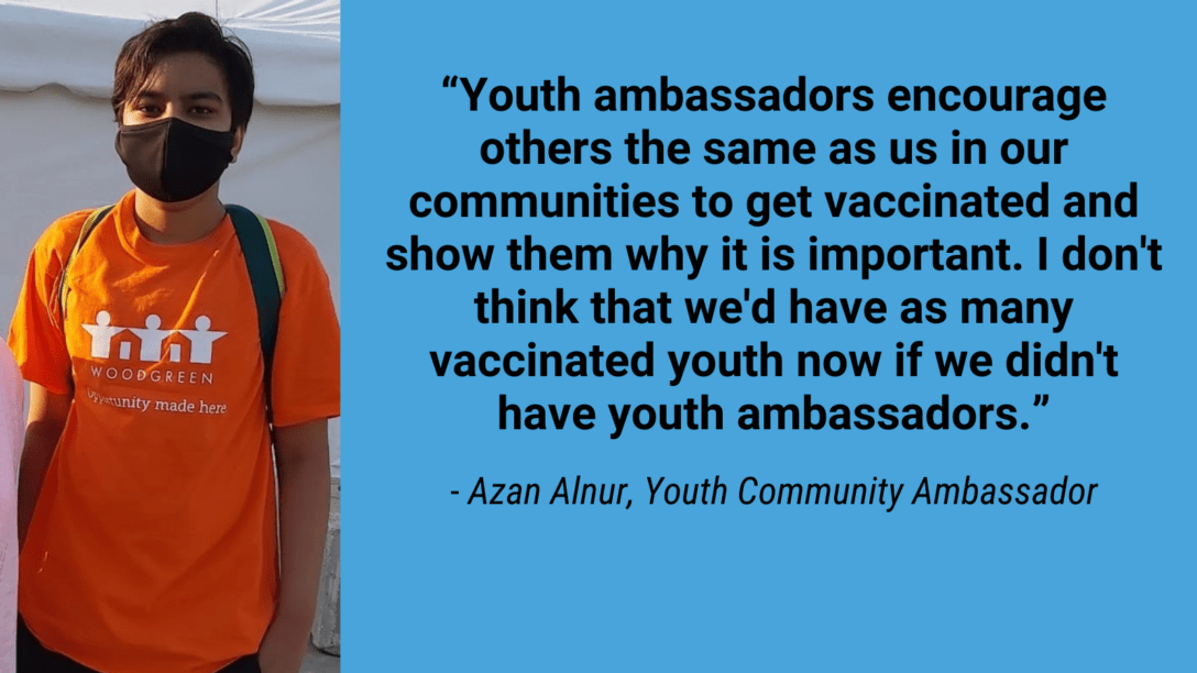 Youth Community Ambassador Azan Alnur