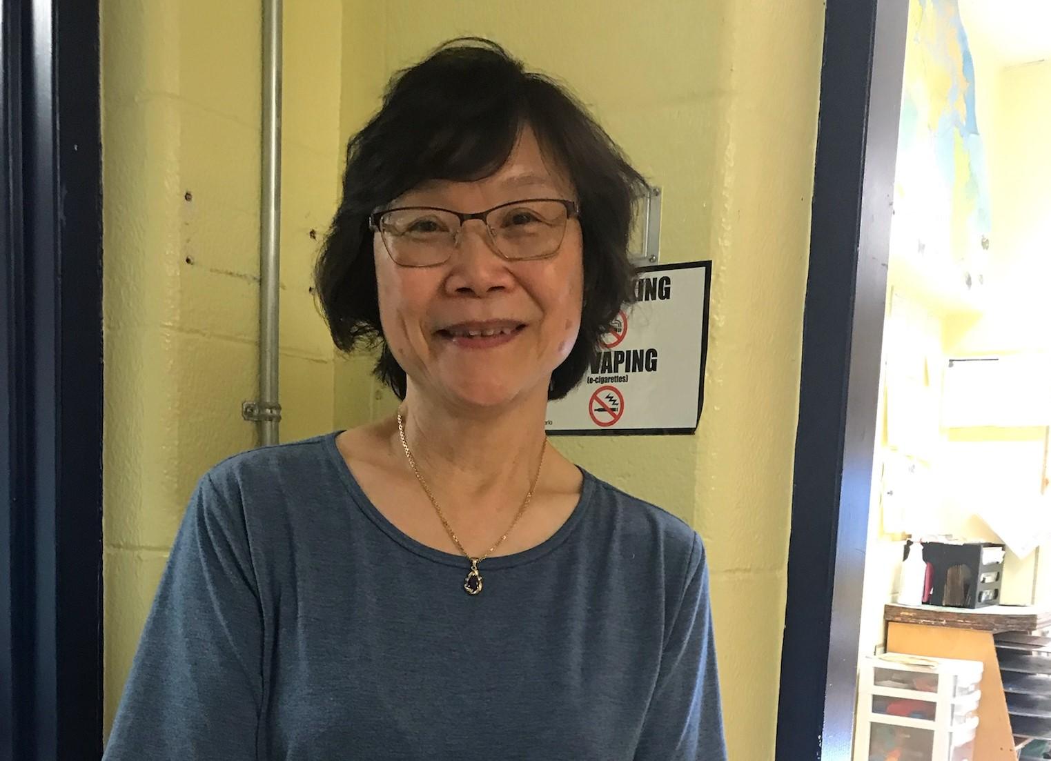 Anna Yu, the manager of WoodGreen's Leslieville child care centre is retiring this week after working 41 years at WoodGreen.